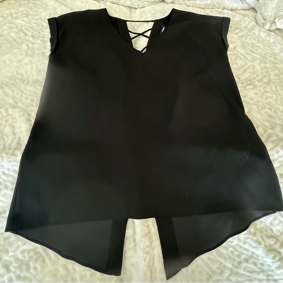 Express Tops - Express women’s black blouse V-neck super cute.